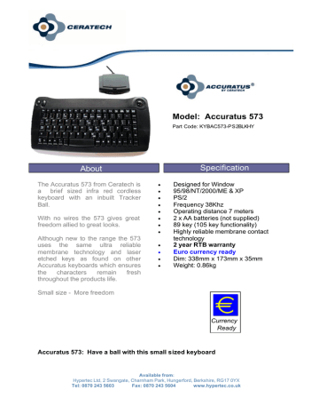 Hypertec Accuratus 573 User's Manual | Manualzz