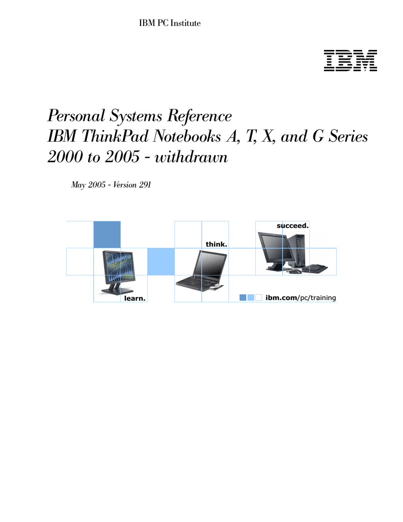 Ibm Thinkpad A31 Manual