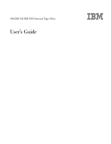IBM HH LTO User's Guide | Manualzz