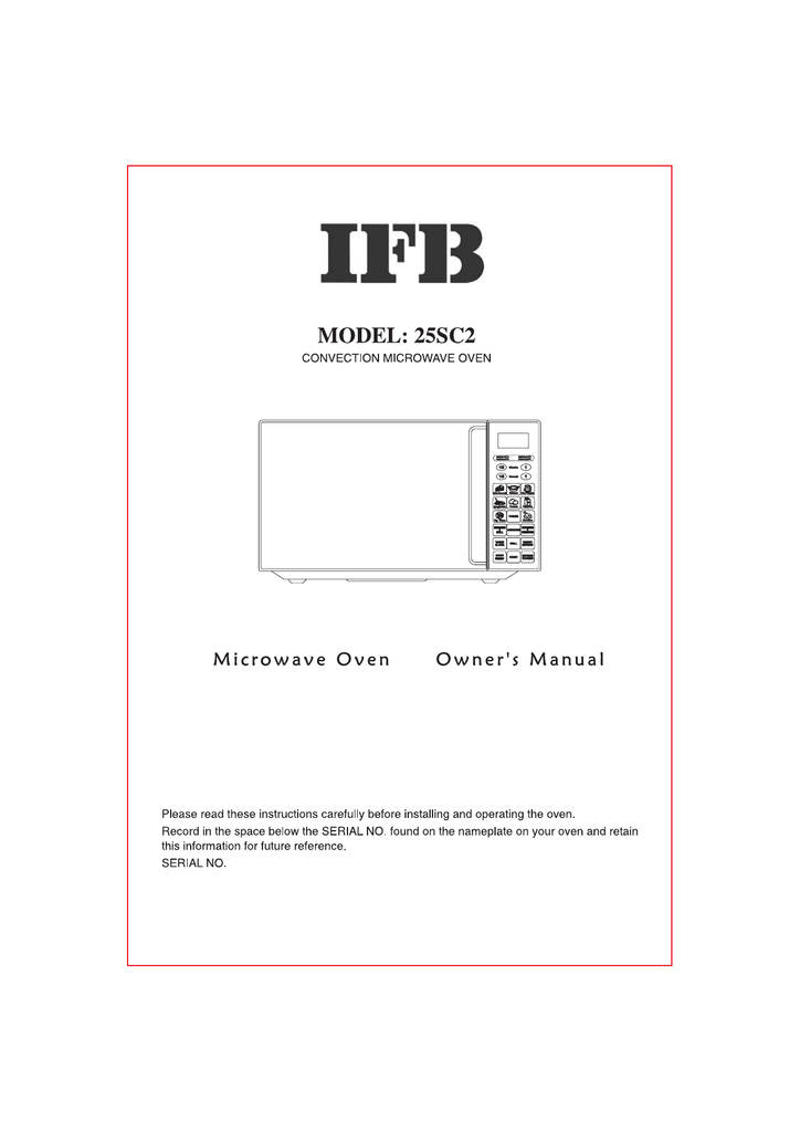 ifb 25bc4 user manual