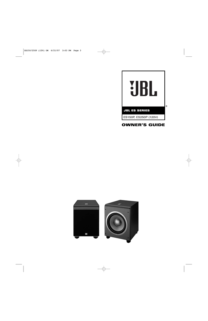 jbl es250p replacement parts