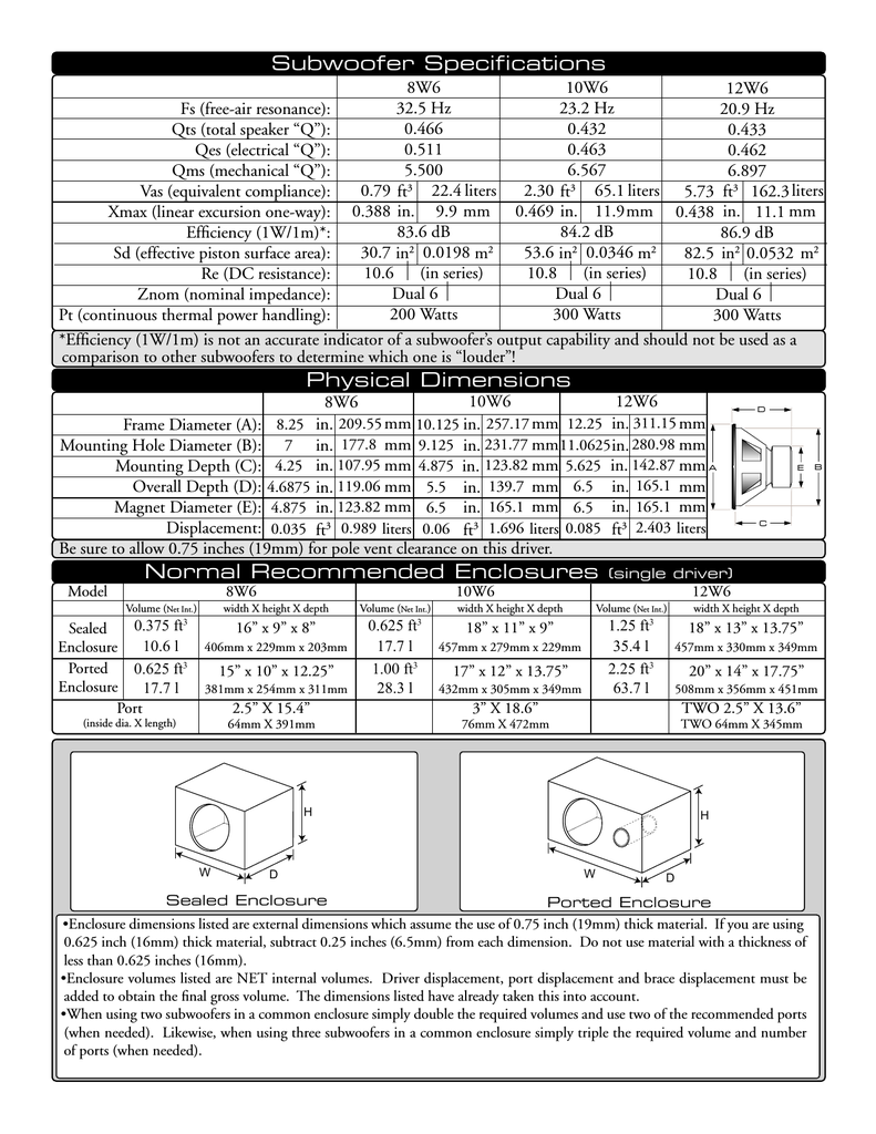 Jl Audio 18w6 User S Manual Manualzz