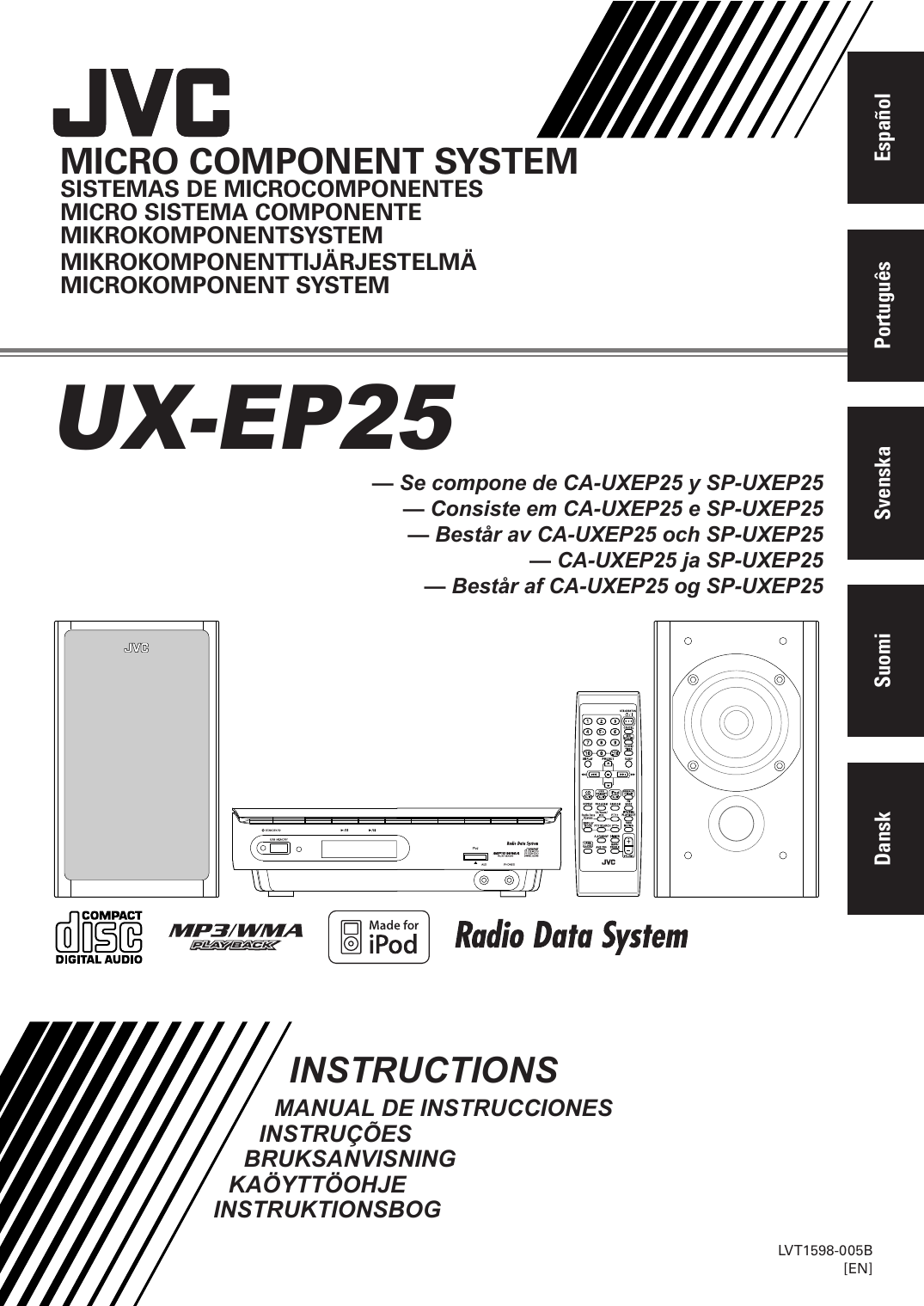 JVC CA-UXEP25 User's Manual | Manualzz