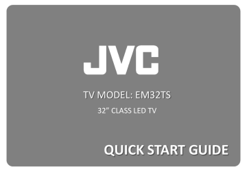 JVC EM32TS Quick start guide | Manualzz