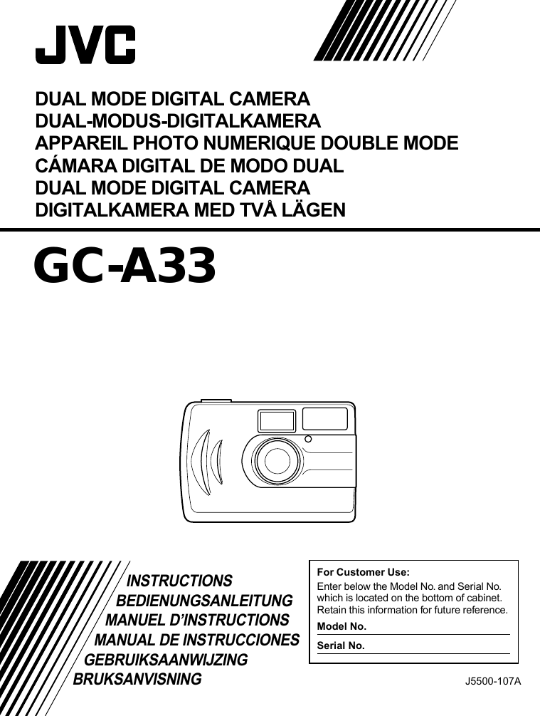 Mode Demploi Jvc Digital Video Camera