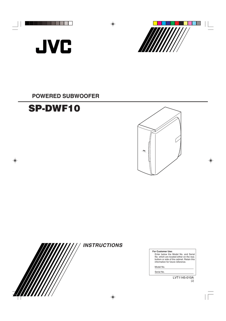 jvc sp dwf10 subwoofer