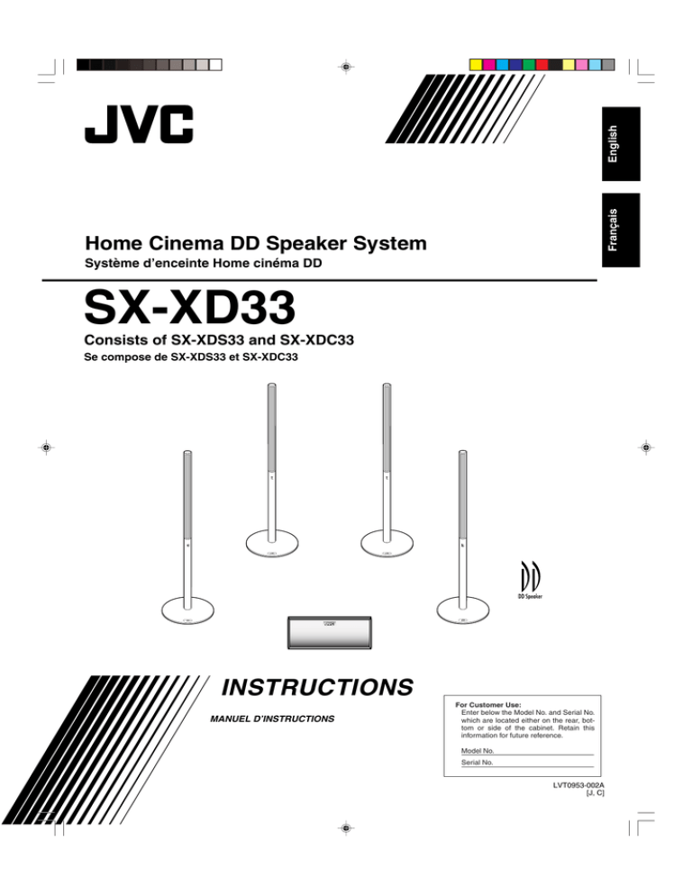 Jvc Sx Xd33 User Manual Manualzz