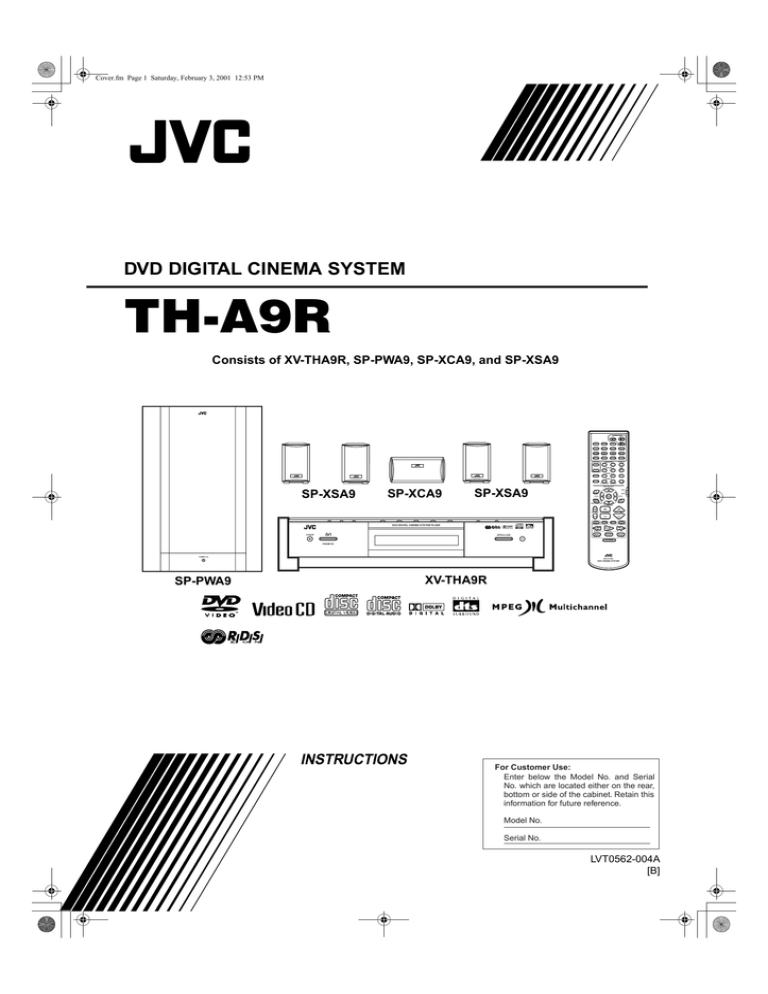 Jvc Th A9r User Manual Manualzz