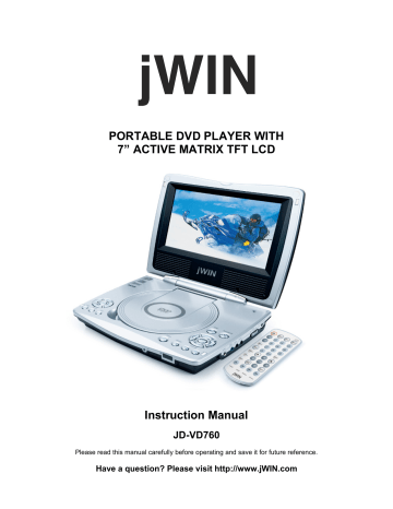Jwin JDVD760 Instruction manual | Manualzz