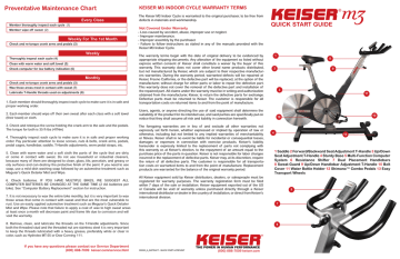 keiser m3 accessories