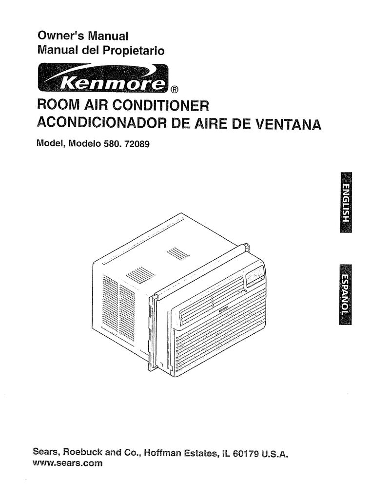 Kenmore 580 72089 User Manual Manualzz Com