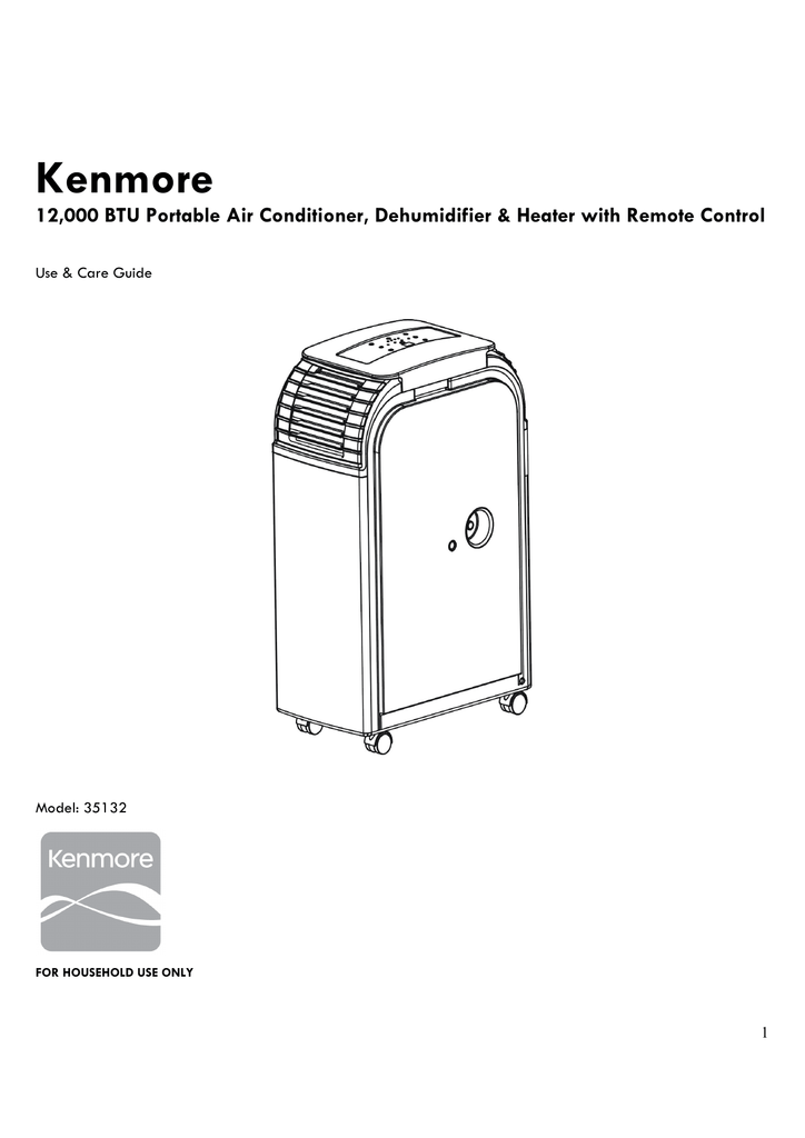 Kenmore Air Conditioner 35132 User's 