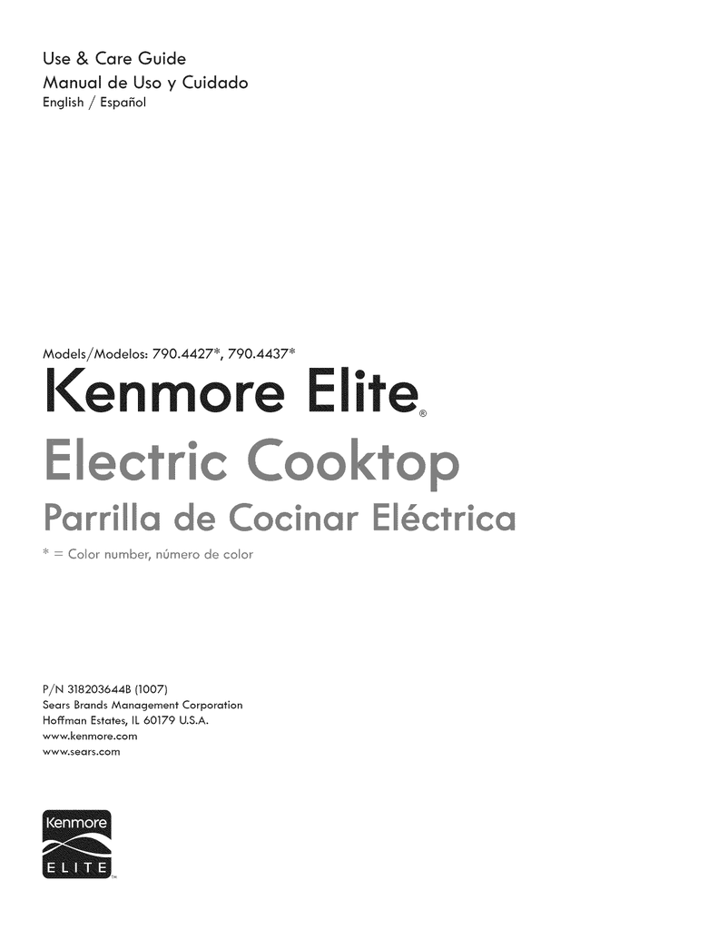 kenmore elite 30 inch electric cooktop