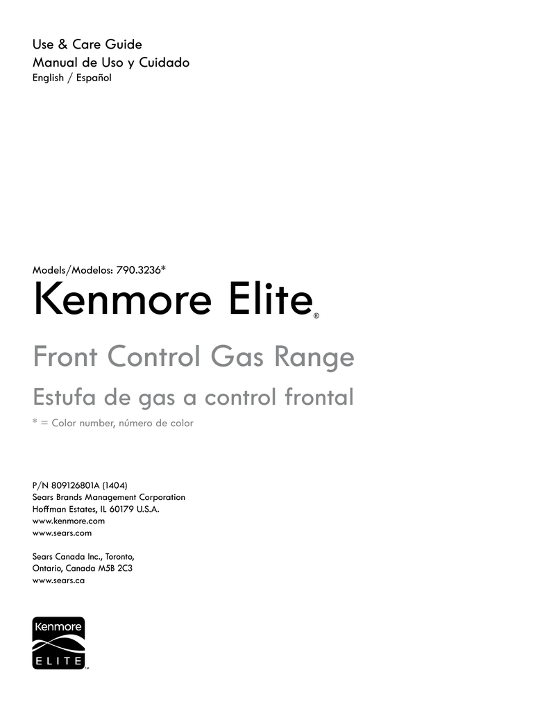 Kenmore Elite Stove Manual Self Cleaning