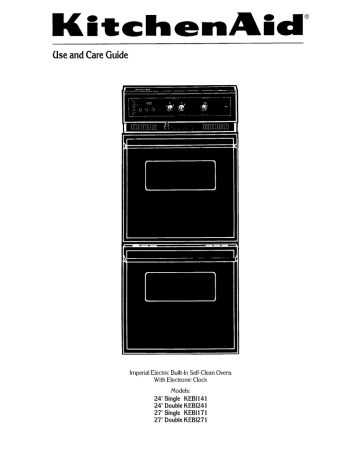 KitchenAid KEBI241 Use and care guide | Manualzz