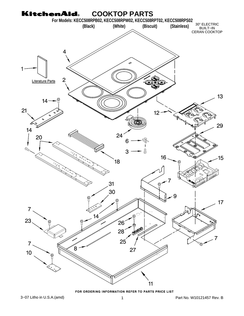 Kitchenaid Kecc508rps02 User S Manual Manualzz