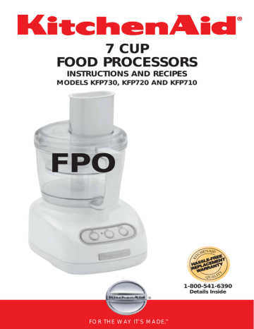 KitchenAid KFP720 User's Manual | Manualzz