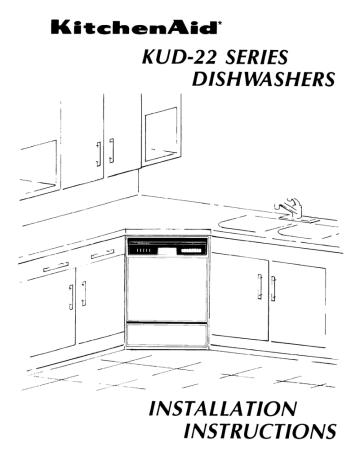 KitchenAid KUD-22 User's Manual | Manualzz