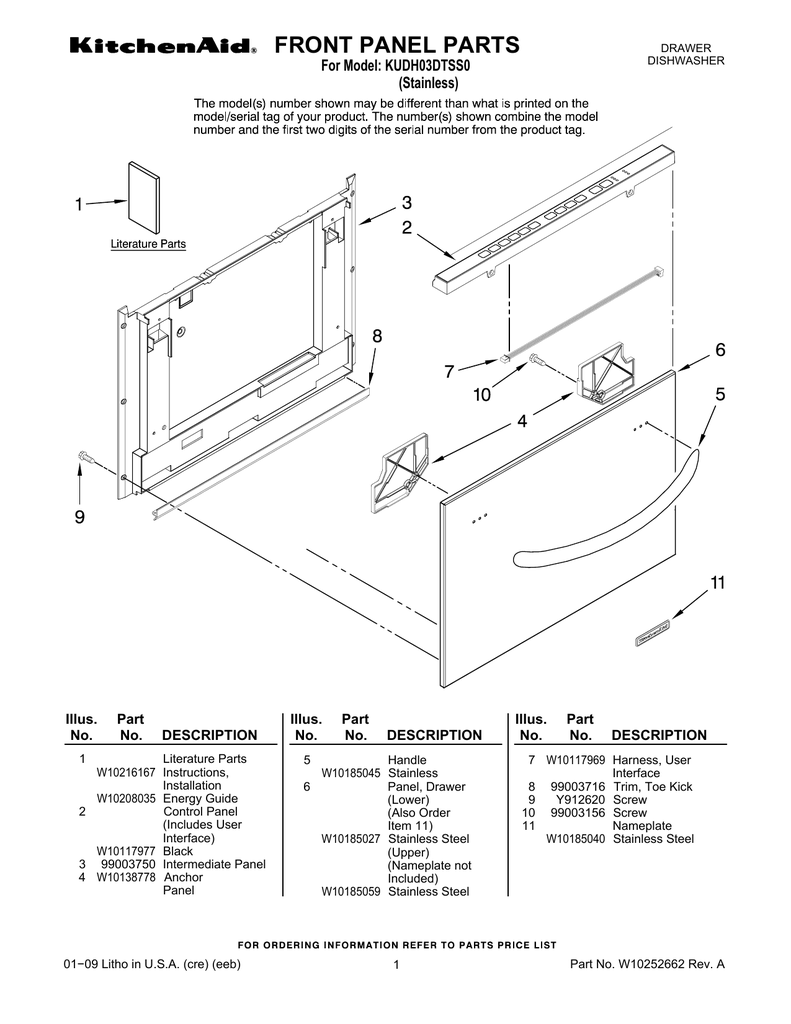 Kitchenaid Kudh03dtss0 User S Manual Manualzz Com