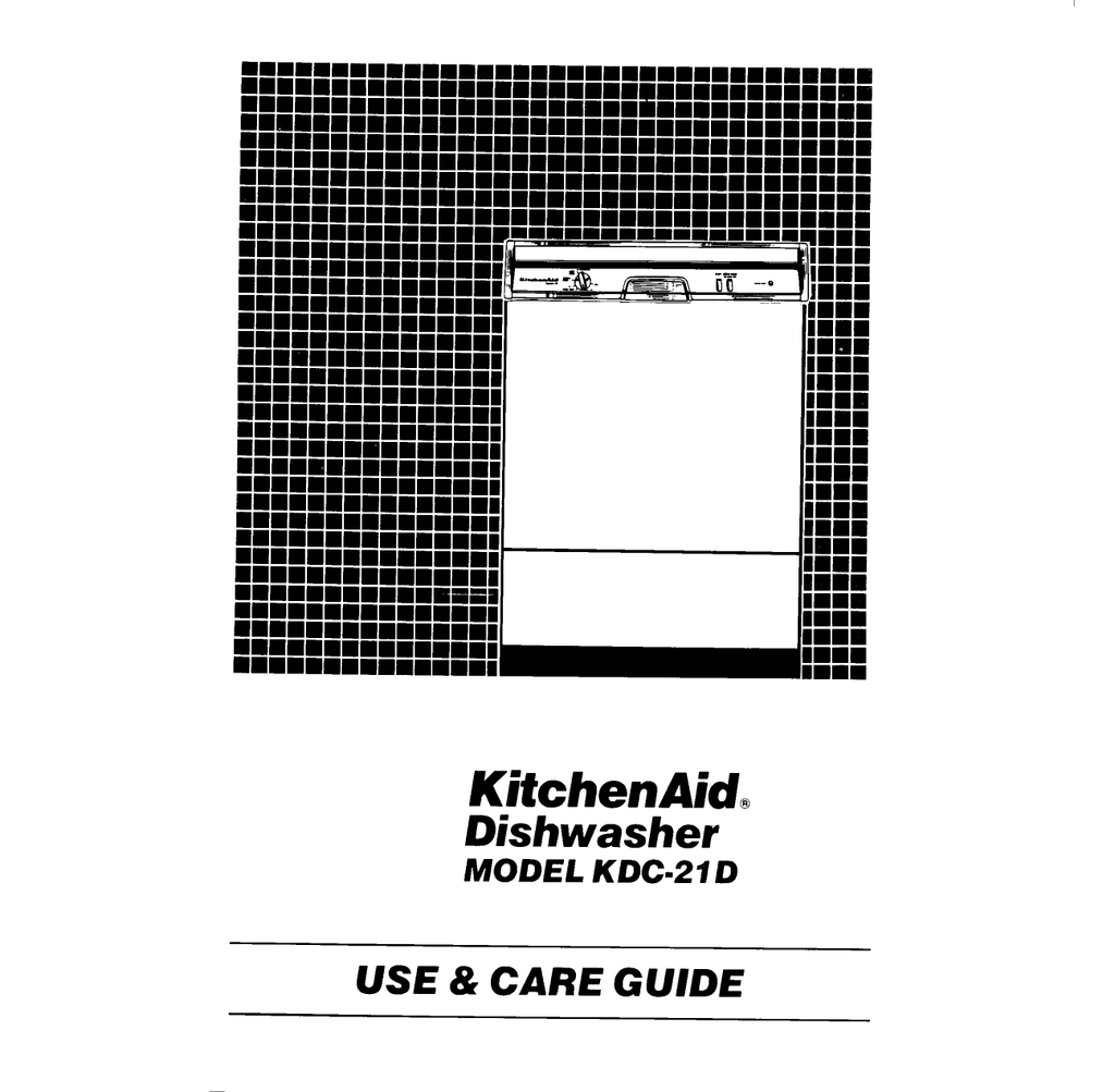 KitchenAid Model KDC21D User's Manual Manualzz