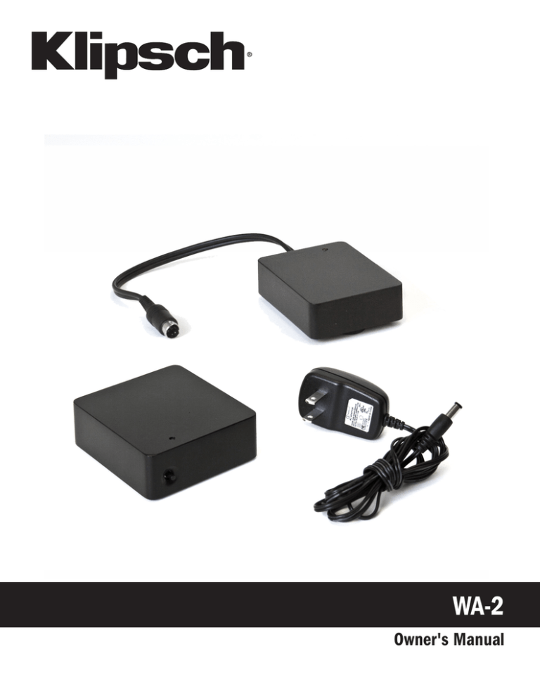 Jamo Speaker WA2, Wireless Subwoofer Kit User manual Manualzz