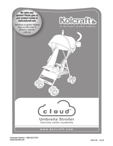kolcraft cloud umbrella stroller assembly