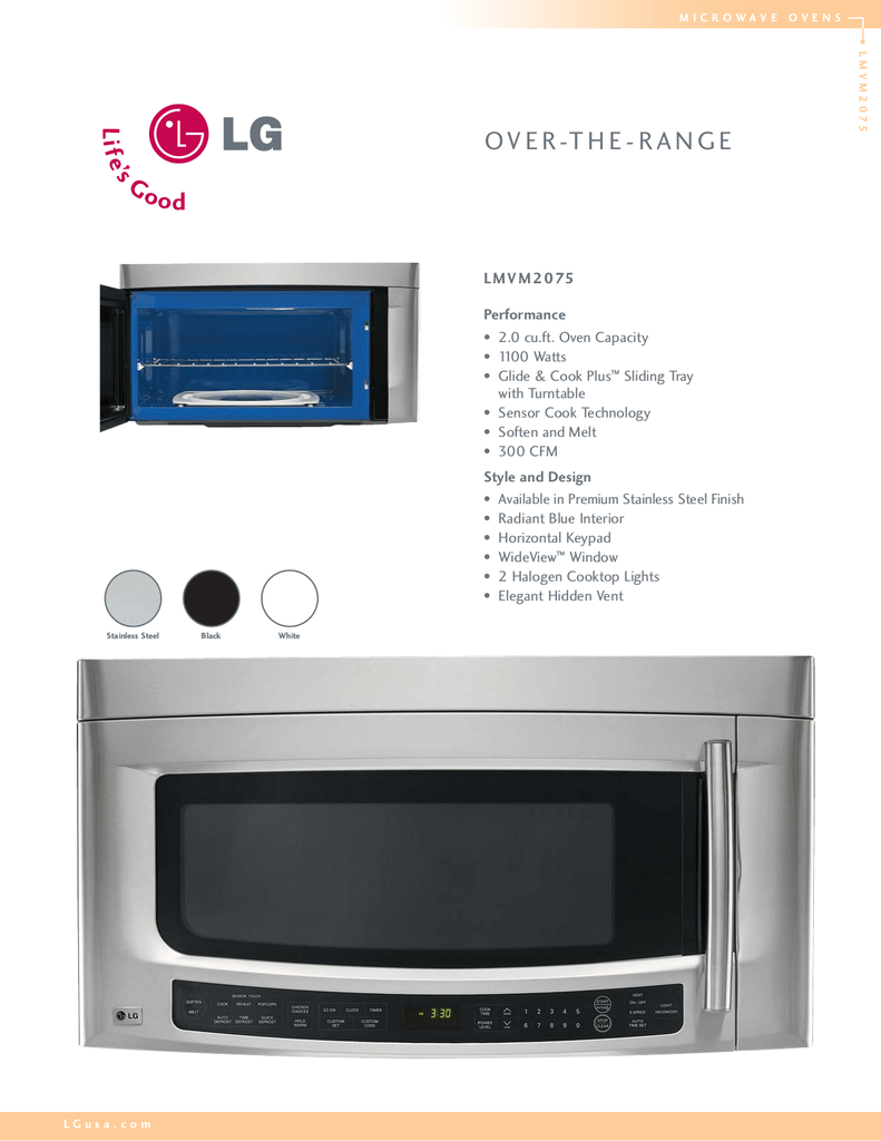 LG LMVM2075 User manual | Manualzz