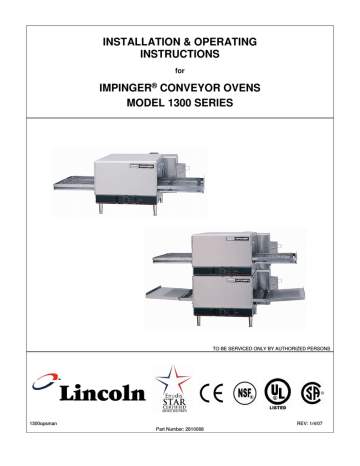 Lincoln 1300 Series Installation, Operating And Maintenance Instructions | Manualzz