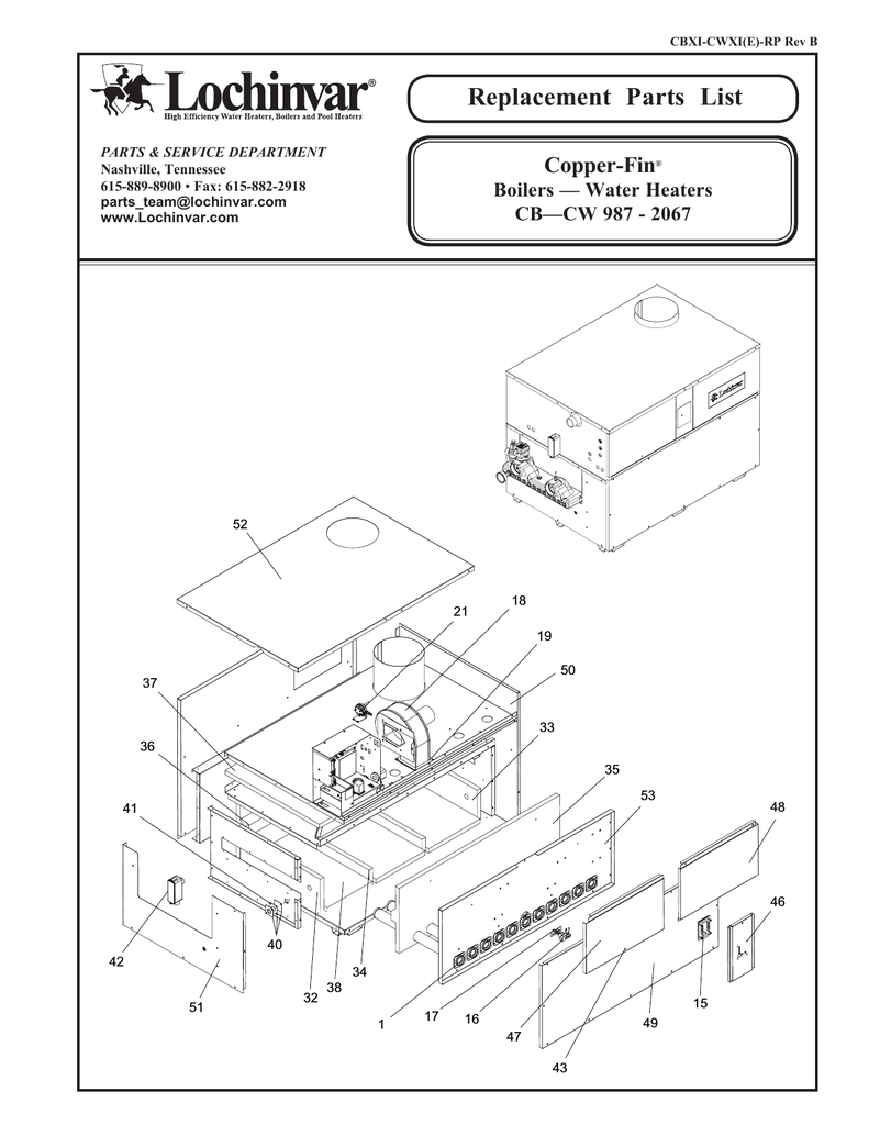 Lochinvar Water Heater Wiring Diagram