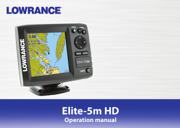 Lowrance electronic ELITE-5M HD User's Manual | Manualzz