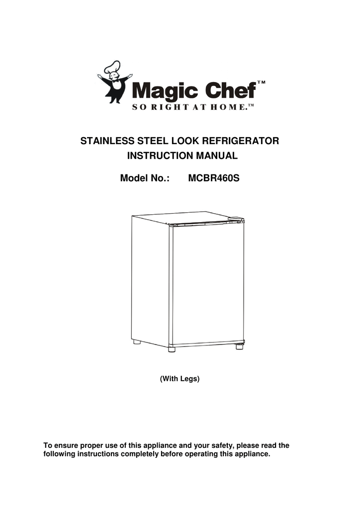 magic chef mini fridge red button is stuck pushed in
