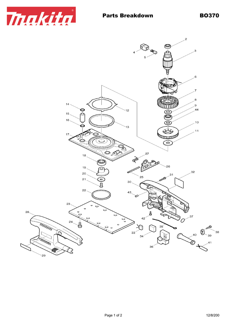 Makita BO370 User's Manual | Manualzz