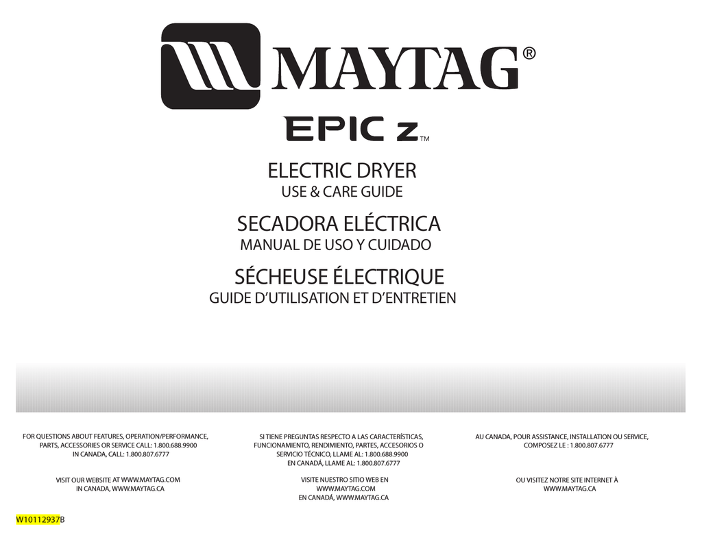 maytag epic training manual