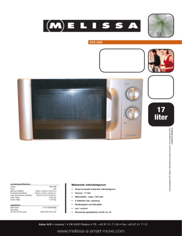Melissa 6503DZ User's Manual | Manualzz