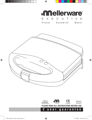 Mellerware 25301 User's Manual | Manualzz