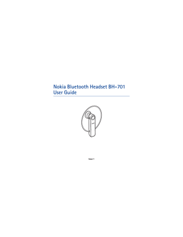 Mobile Authority Headset BH-701 User guide | Manualzz