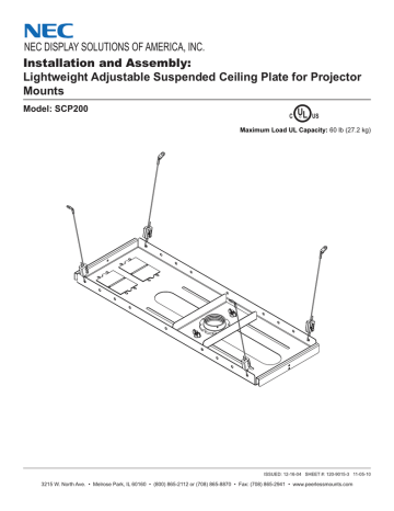 Nec Np L102w Mechanical Drawings Manualzz