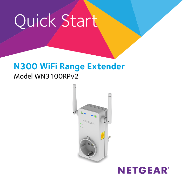 Netgear WN3100RP, WN3100RPv2 Installation guide | Manualzz