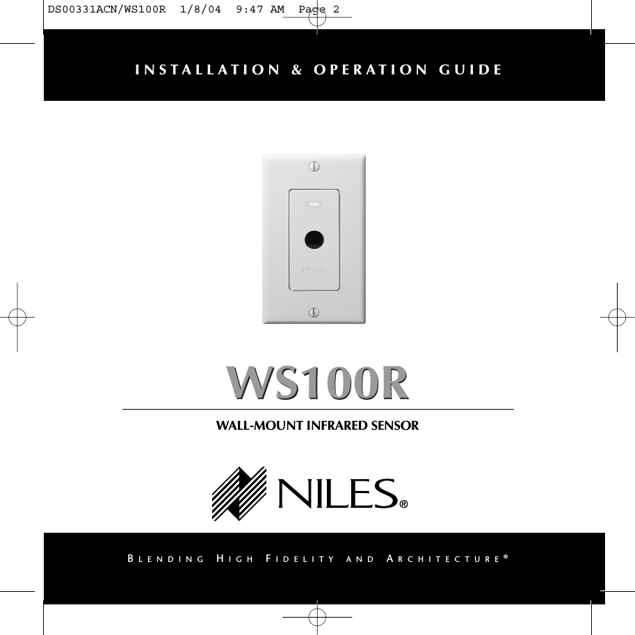 Niles Audio Ws100r User S Manual Manualzz