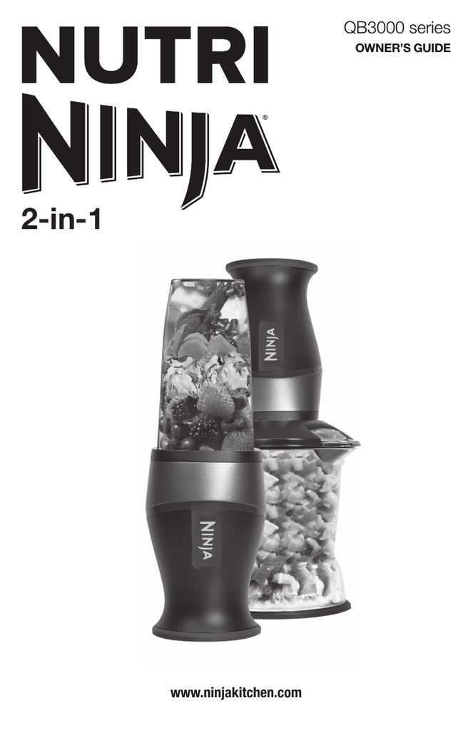 Euro-Pro Operating LLC, Ninja Auto-iQ Nutri Ninja, 1 each 