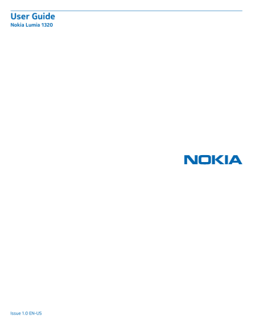 Nokia Lumia 1320 User Guide | Manualzz