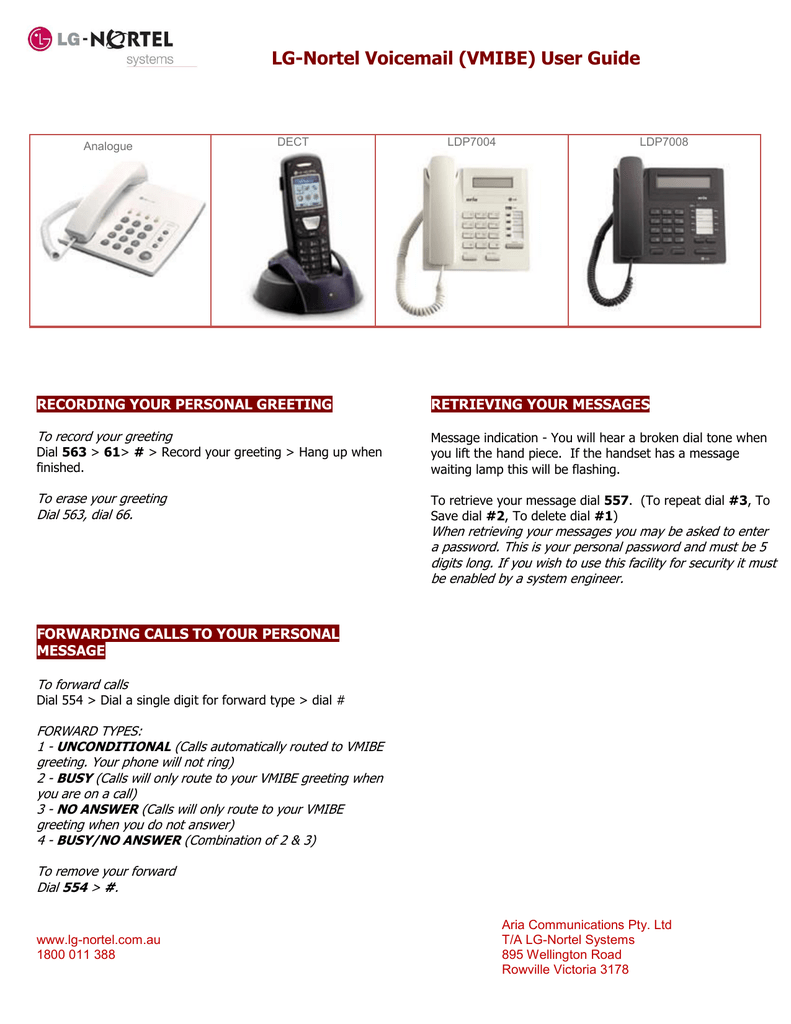 vertical sbx ip 320 vmib how to hear messages