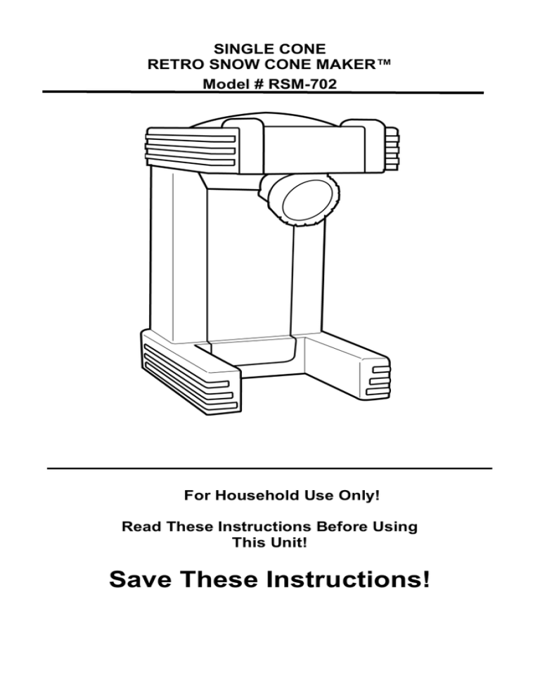 Mr Coffee Iced Tea Maker Instruction Manual / Mr Coffee