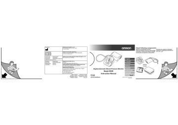 omron m3w manual