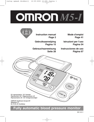 Omron M5-I Instruction manual | Manualzz