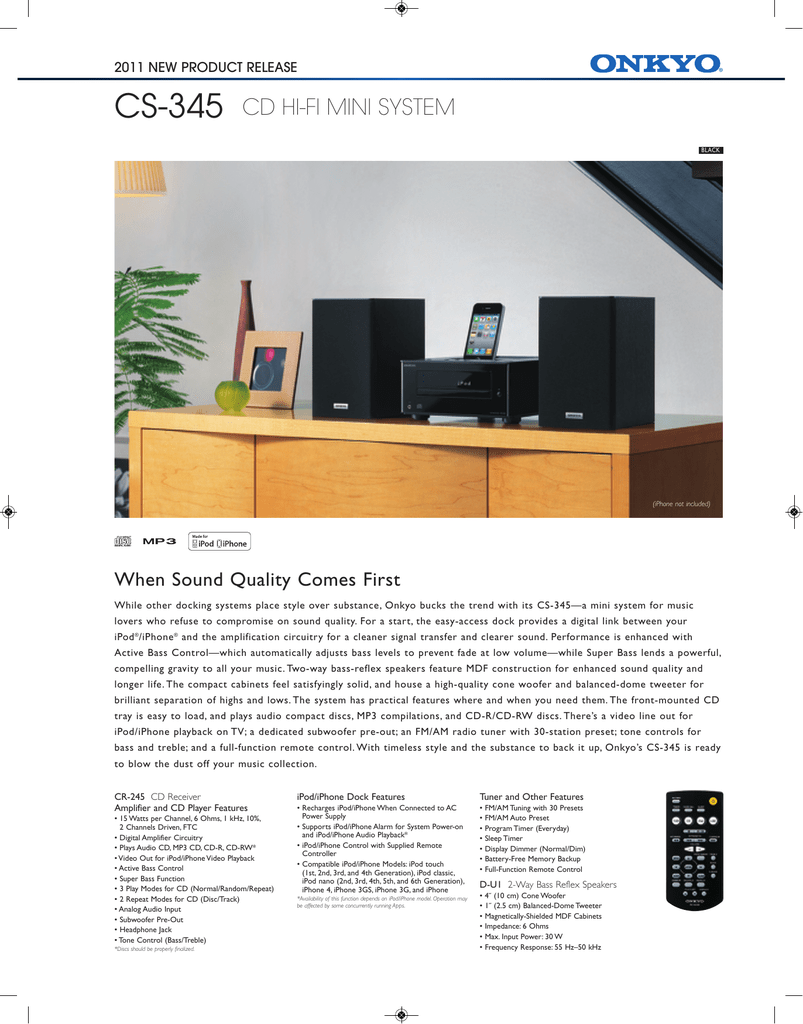 onkyo cd player timer function