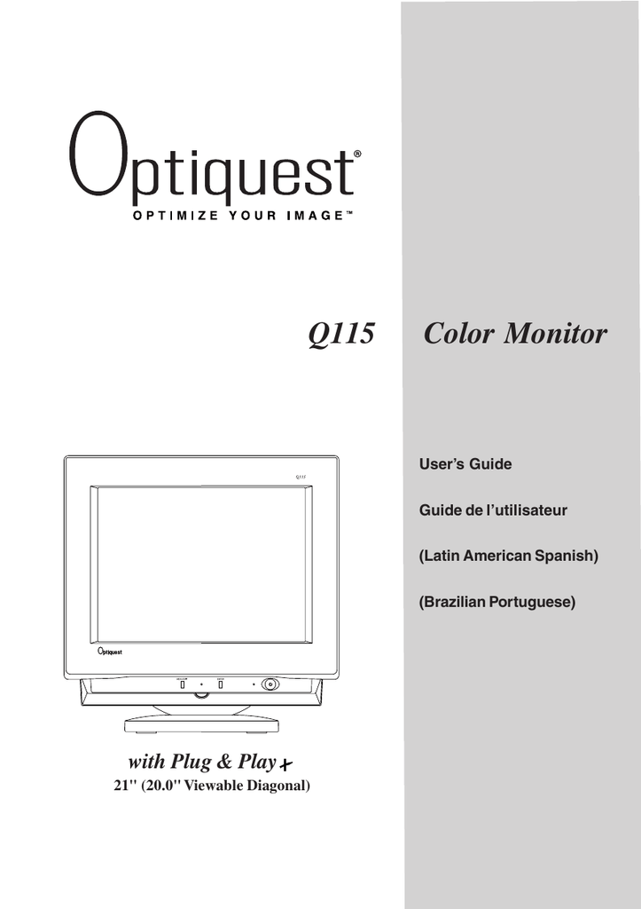 Optiquest q19wb driver