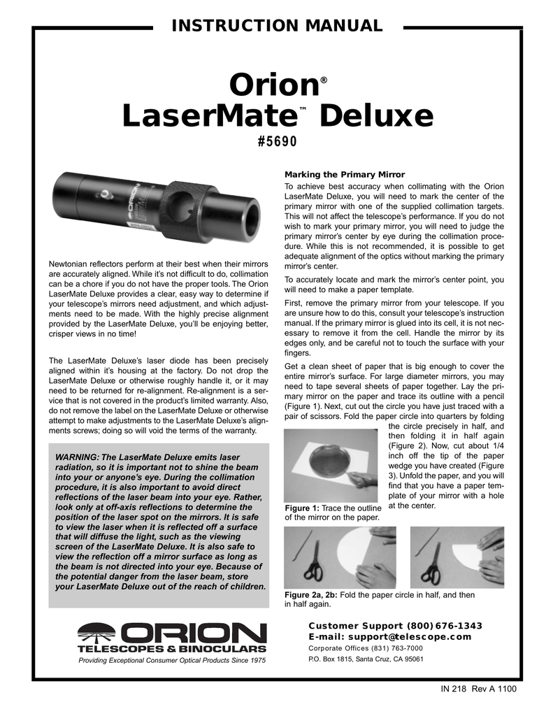 Orion 5690 User S Manual Manualzz