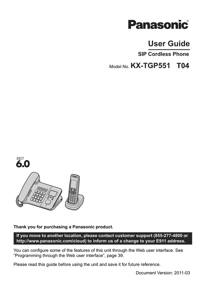 Panasonic Cordless Phone Manual - slidedocnow