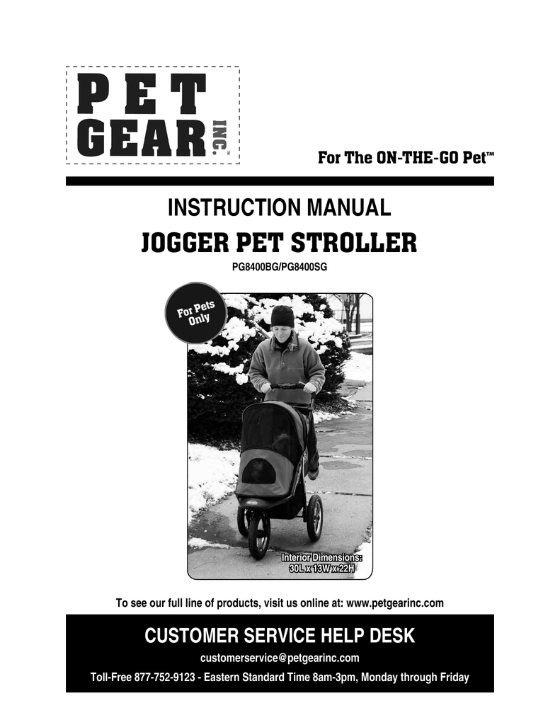 pet gear jogging stroller